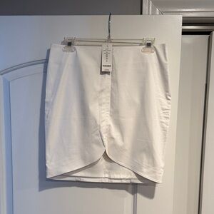 bebe White Skirt